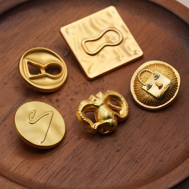 Vintage Metal Button Heart Sha - Embellish Craft ulasan dan harga