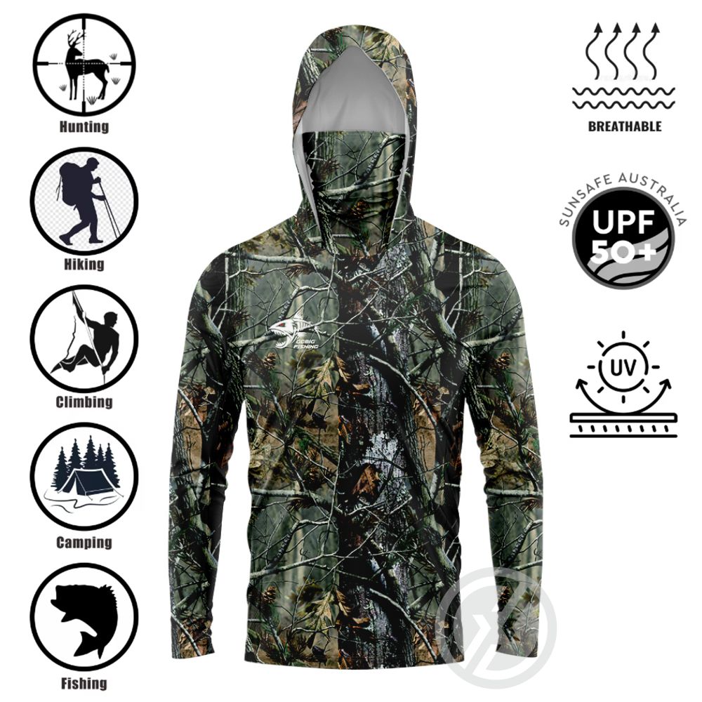 UPF50+ Hooded Fishing Shirt Bu - Embellish Knit ulasan dan harga