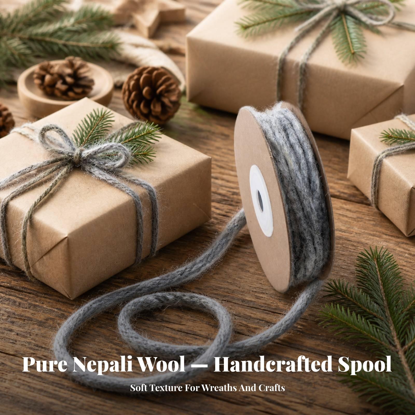 Pure Wool Felt Ribbon Round Co - Cord Trim Twisted ulasan dan harga