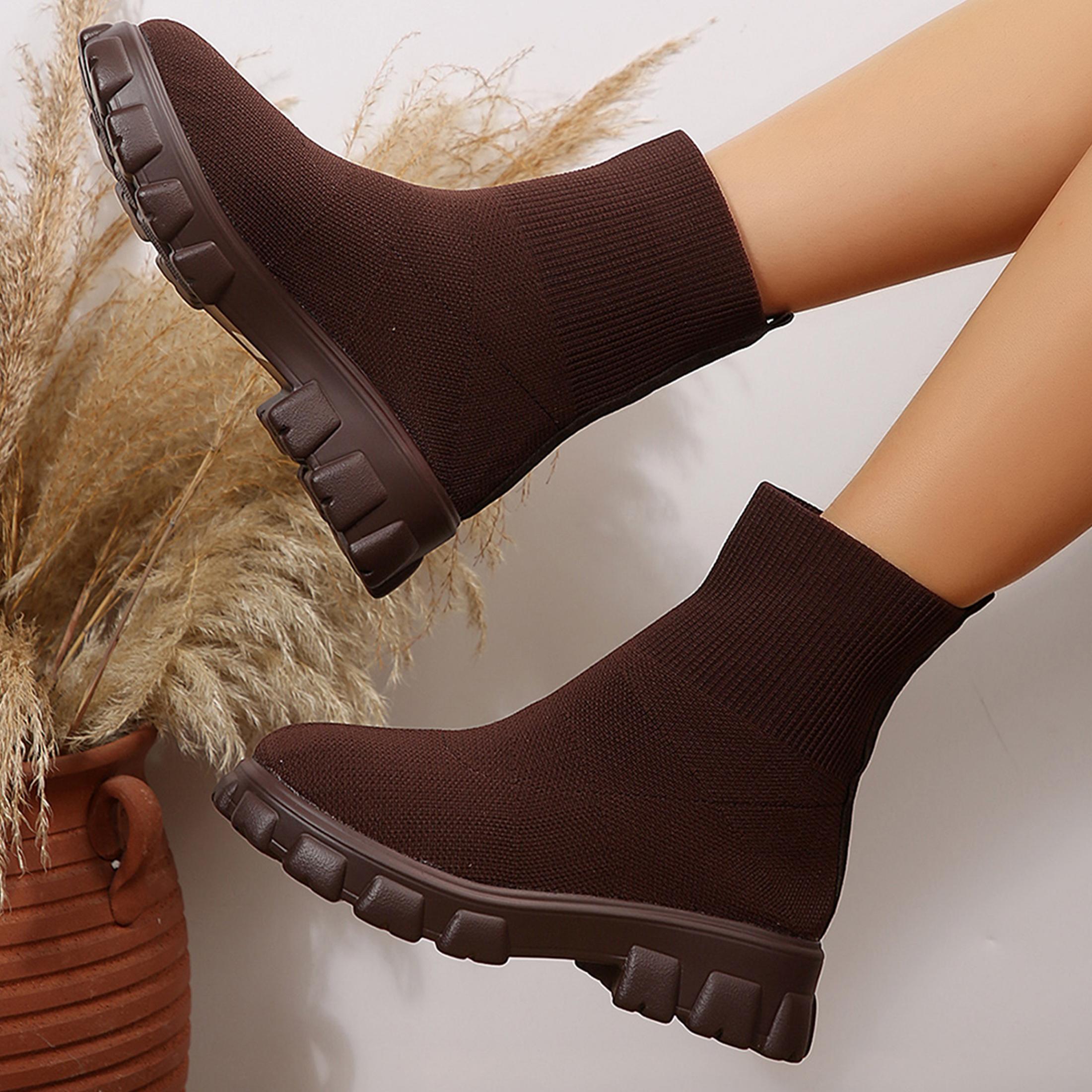Ankle Boots for Women Comforta - Embellish Knit ulasan dan harga