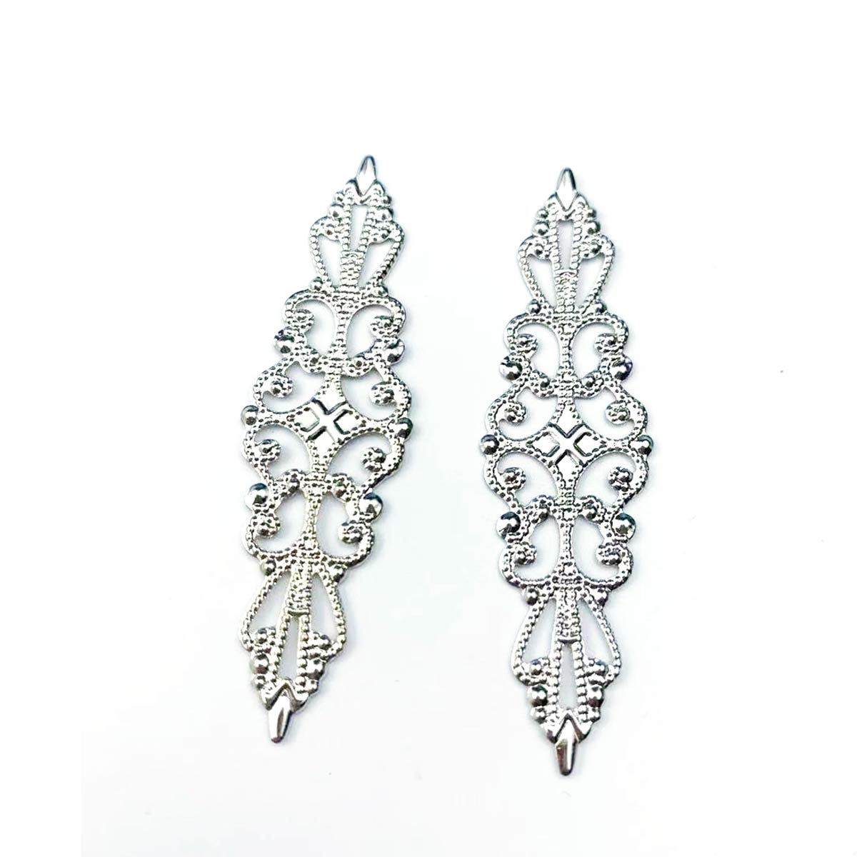 200PCS Hollow Rhombus Charm Fi - Embellish Craft ulasan dan harga