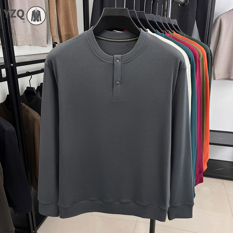 Warm Brushed Knit Henley Long  - Embellish Knit ulasan dan harga