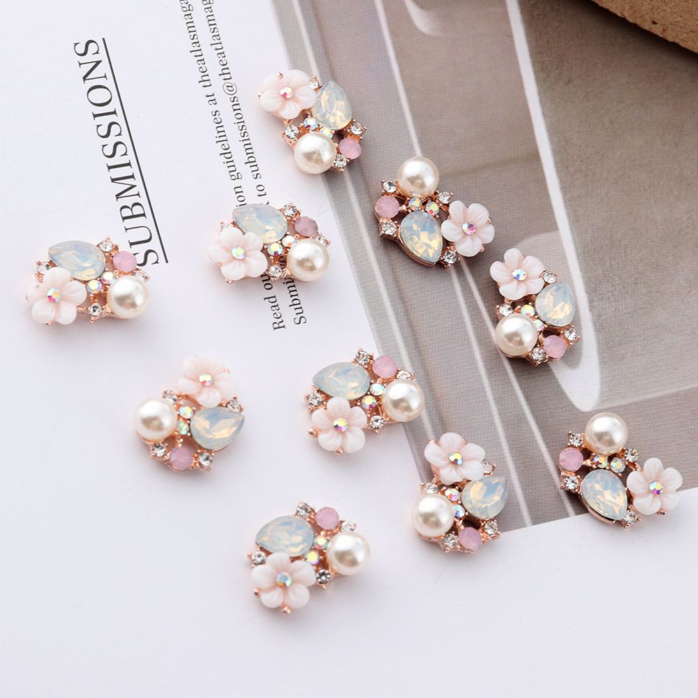 10PCS Plating Apparel Flatback - Sew On Rhinestone ulasan dan harga