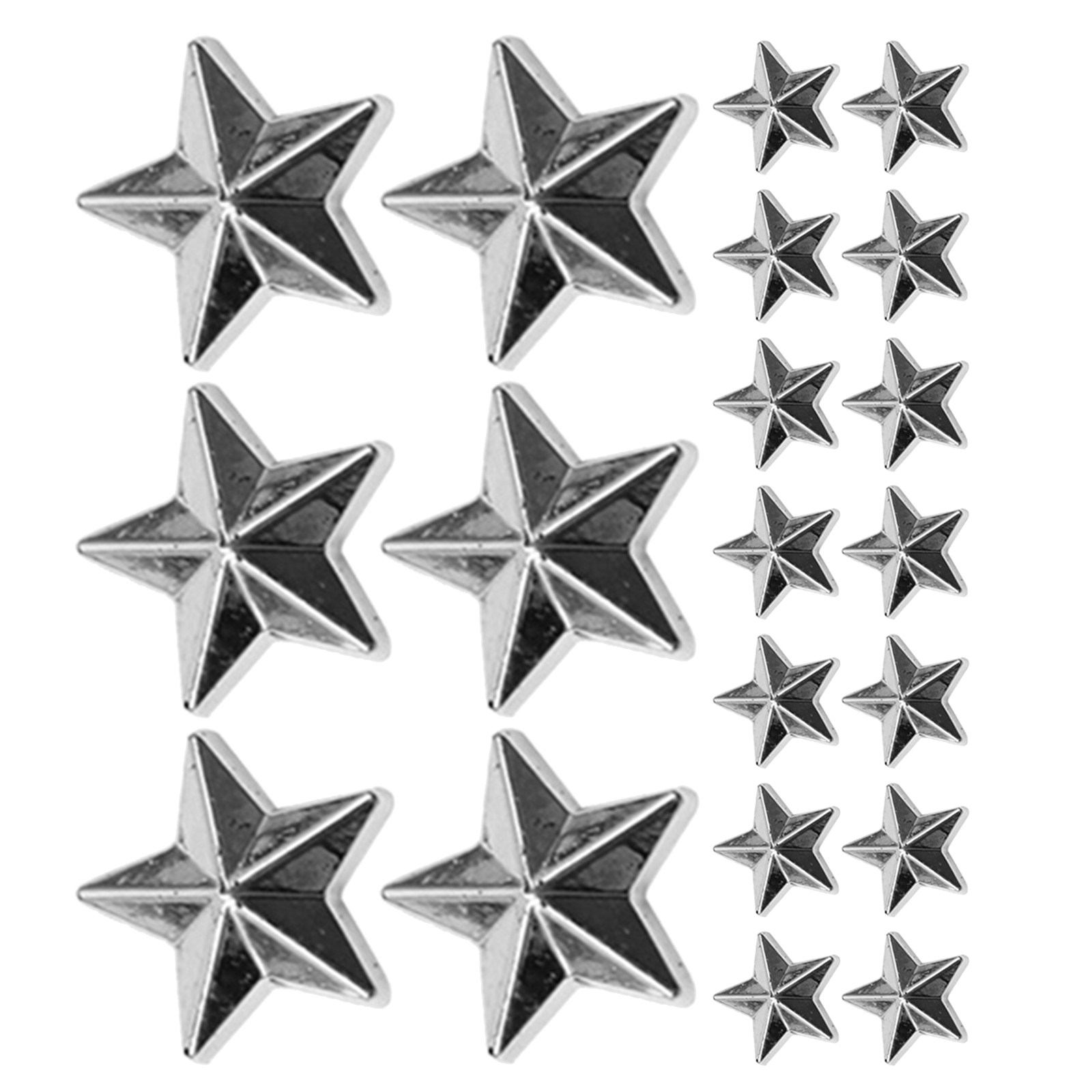 300Pcs Flat Back Acrylic Star  - Embellish Craft ulasan dan harga