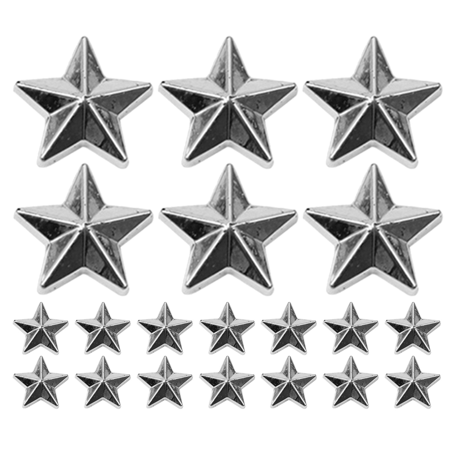 300Pcs Flat Back Acrylic Star  - Embellish Craft ulasan dan harga