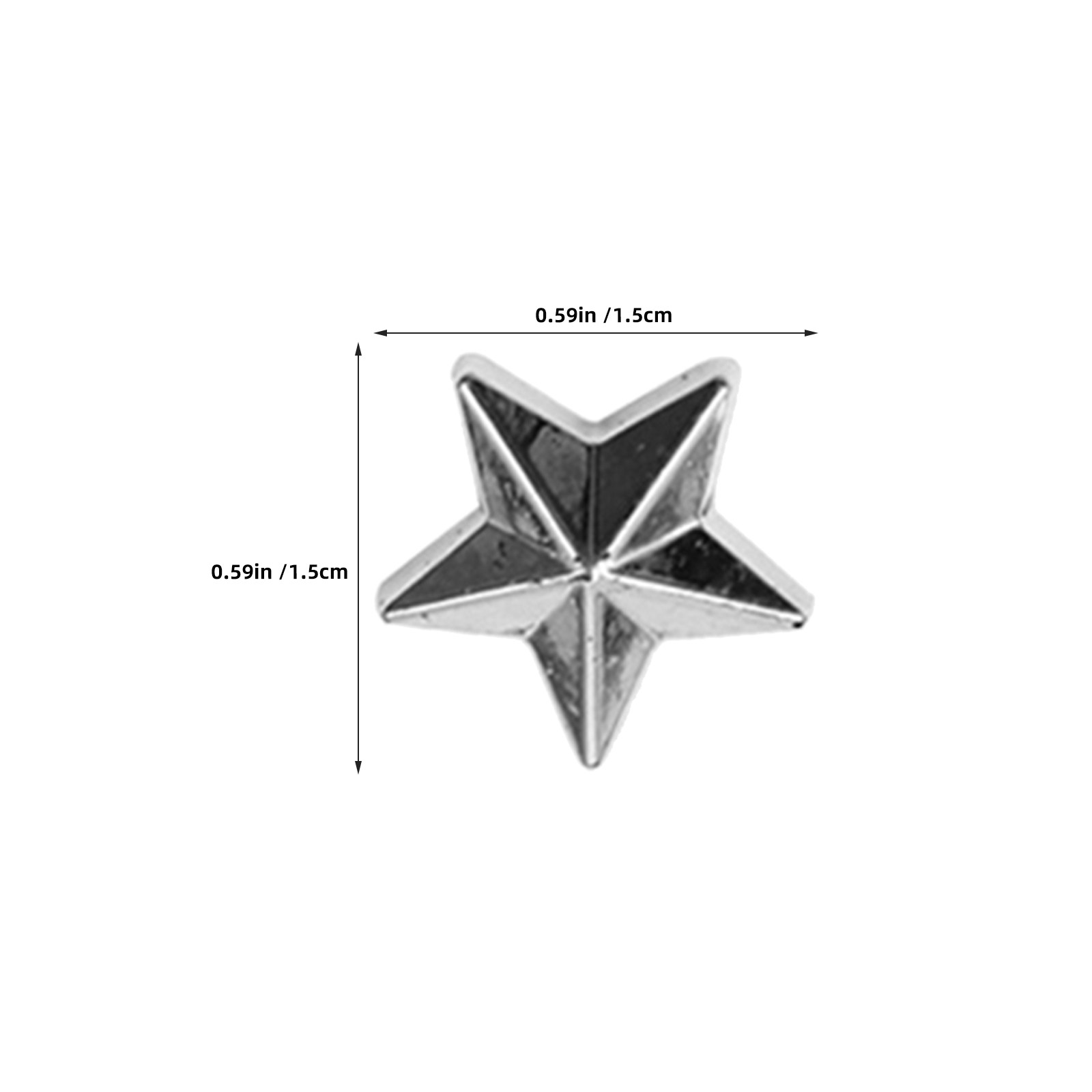 300Pcs Flat Back Acrylic Star  - Embellish Craft ulasan dan harga