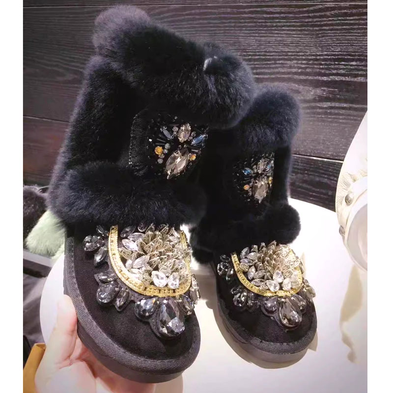 Bling Black White Gem Rhinesto - Sew On Rhinestone ulasan dan harga