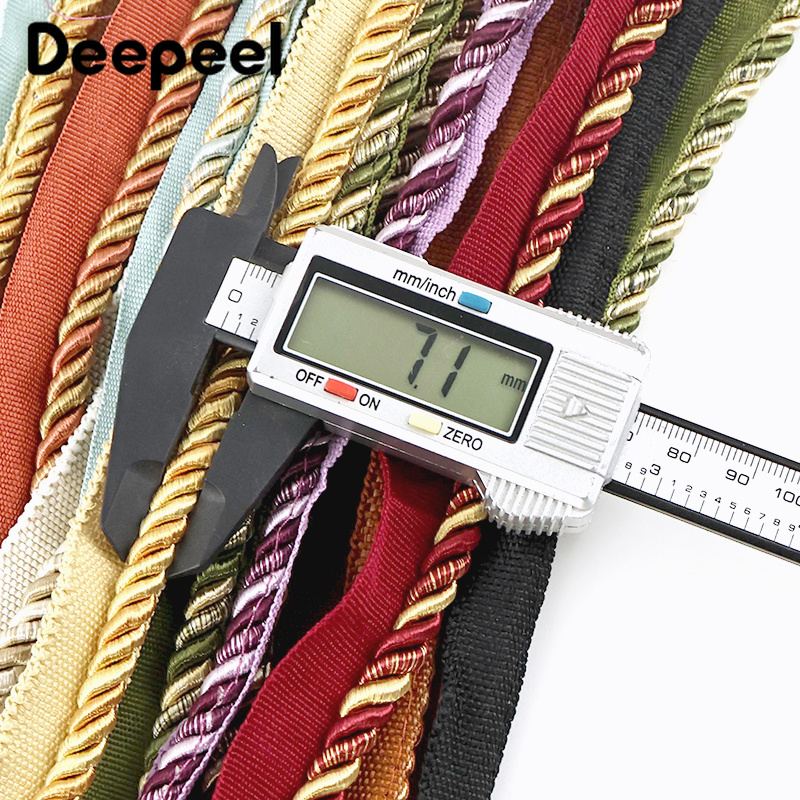 6/12M 6mm Two-Color Twisted Ro - Cord Trim Twisted ulasan dan harga