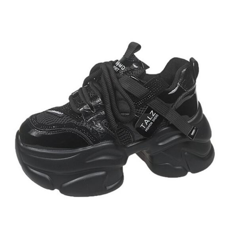 Women Mesh Chunky Sneakers New - Crystal Mesh Fabric ulasan dan harga