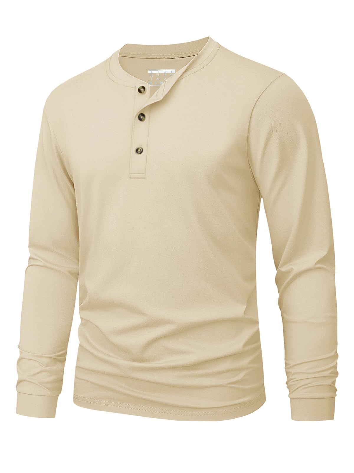 Men's Henley T-Shirt Simple So - Embellish Knit ulasan dan harga