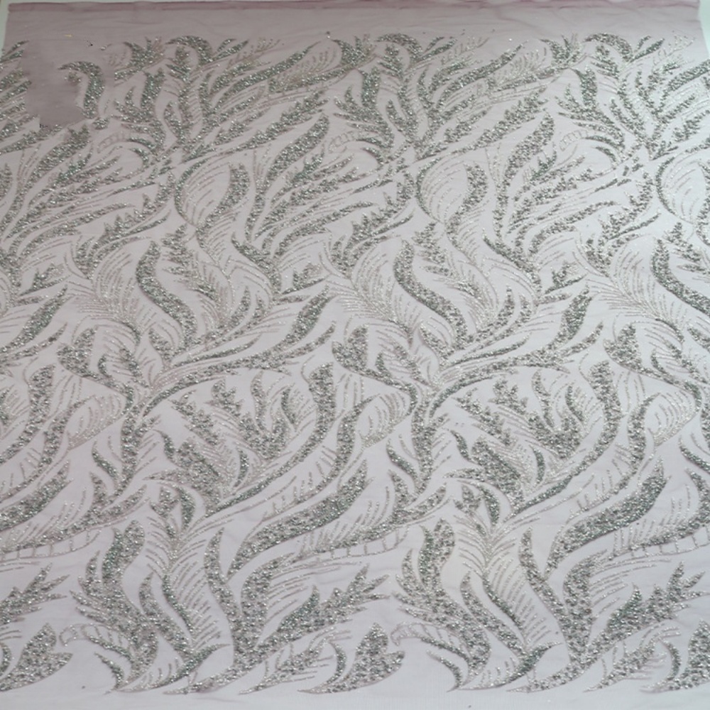 10 Hot Stamping Powder Pattern - Crystal Mesh Fabric ulasan dan harga