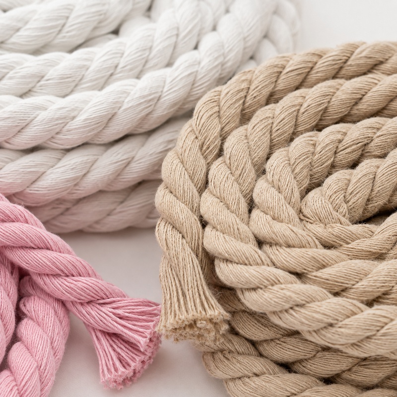 5M 5-20mm Cotton Twisted Rope  - Cord Trim Twisted ulasan dan harga